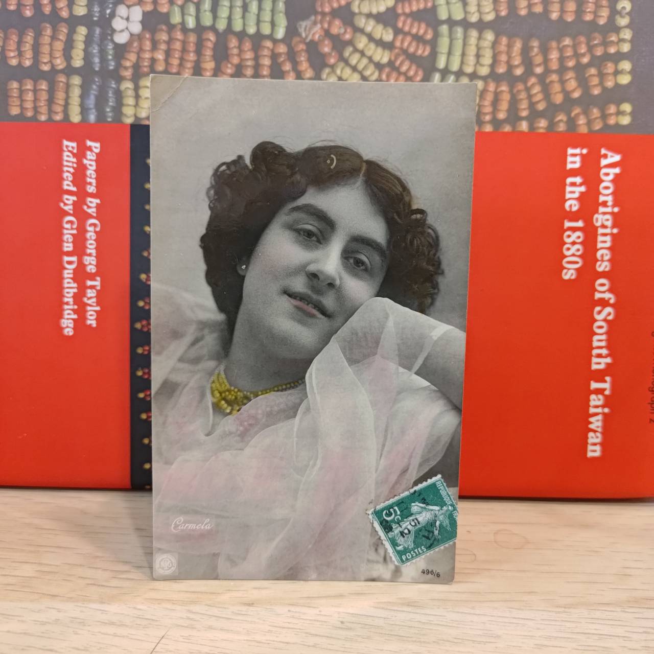 Spanish artist Carmela postcard 西班牙藝術家Carmela明信片
